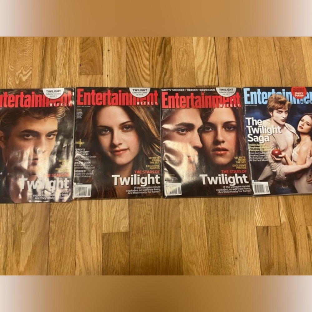 RARE Entertainment Weekly Twilight Magazine Collection 2008